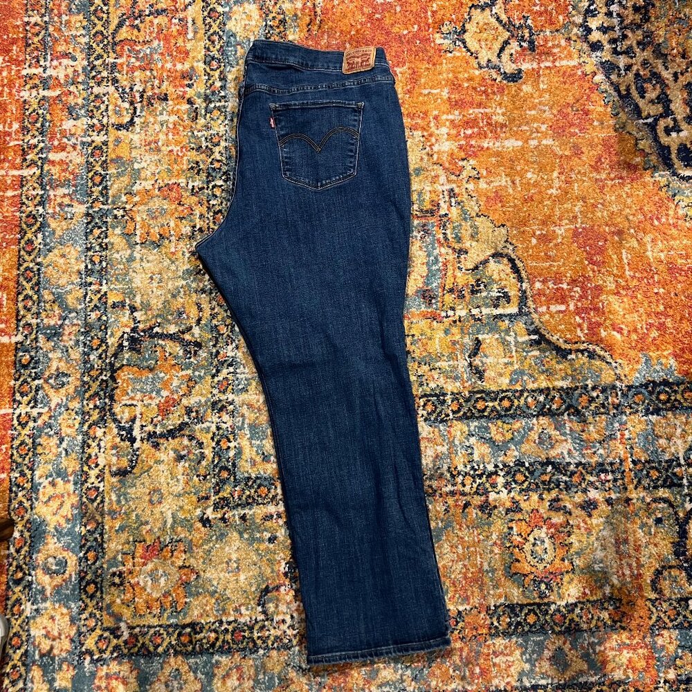 Levi's Women's Classic Straight Fit Stretch Jeans Size 24W - Picture 4 of 6